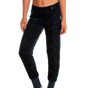 Midnight Bakery Geo Burnout-Velvet Jogger Pants